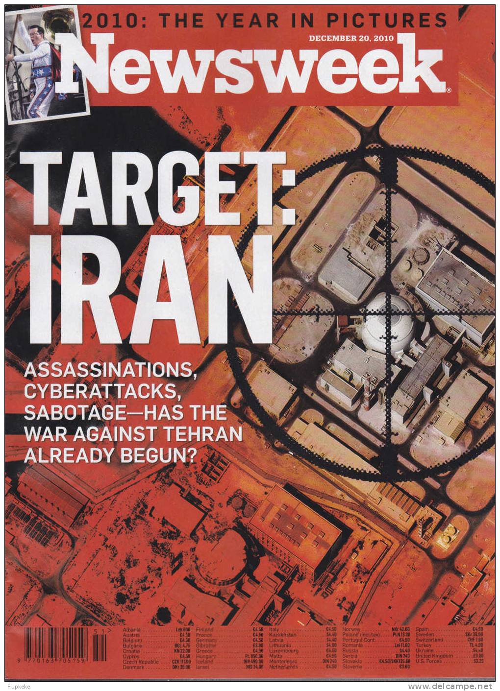 Newsweek December 20, 2010 Issue Target: Iran - Histoire