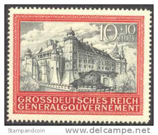 NB41 Mint Never Hinged German Occupation Semi-Postal From 1944 - Generalregierung