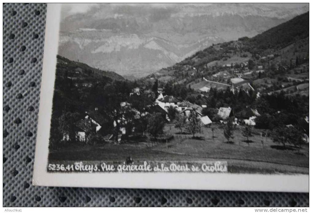 CPSM : THEYS VUE GENERALE ET LA DENT DES CROLLES    > ISERE 38 - Theys