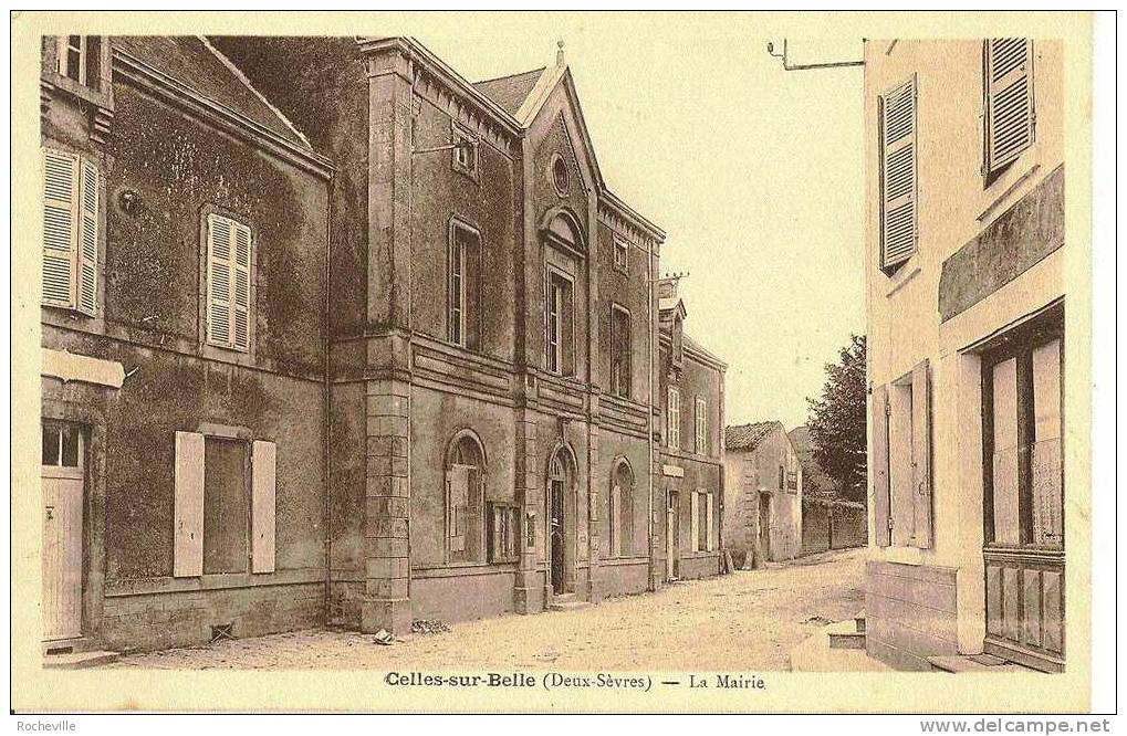 79-Celles-sur-Belle (Deux-Sèvres)- La Mairie-Edit H.Bonneau- - Celles-sur-Belle