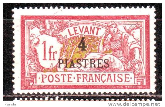1902 France ColoniesPost Offfice  Levant  Mino 13 MH ** - Nuevos