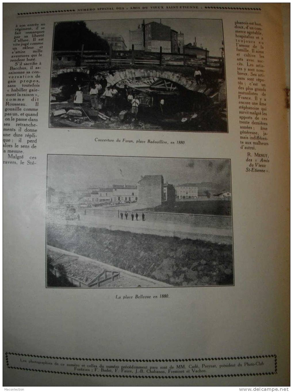 Saint Etienne La Région Illustrée Exposition Du Vieux St Etienne 1932 - Rhône-Alpes