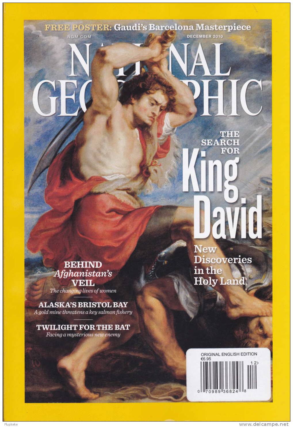 National Geographic U.S.december 2010 V218 No 6 The Search For King David - Travel/ Exploration