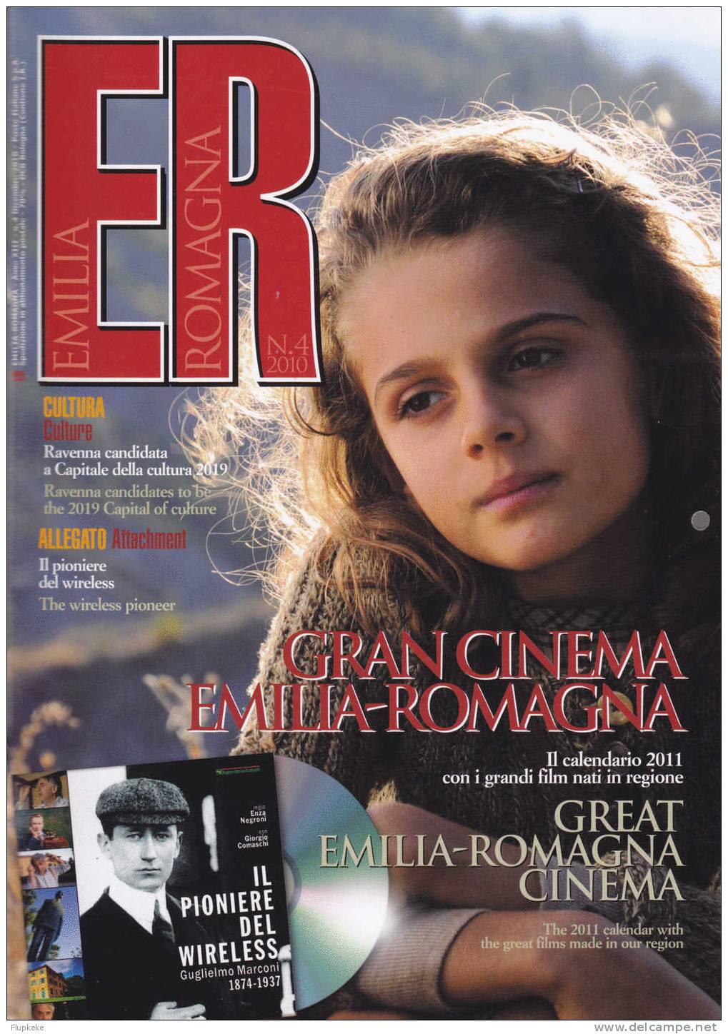 ER Emilia-Romagna 04 Dicembre 2010 Gran Cinema Emilia-Romagna + News 04 + Dvd Il Pioniere Del Wireless Guglielmo Marconi - Turismo, Viaggi