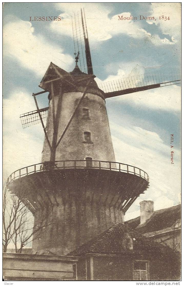 LESSINES - Moulin Doms 1834 - Edit. A. Gérard - M. Marcovici - Lessen