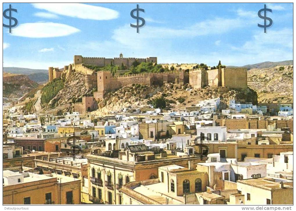 ALMERIA : Vista Parcial Y La Alcazaba - Almería