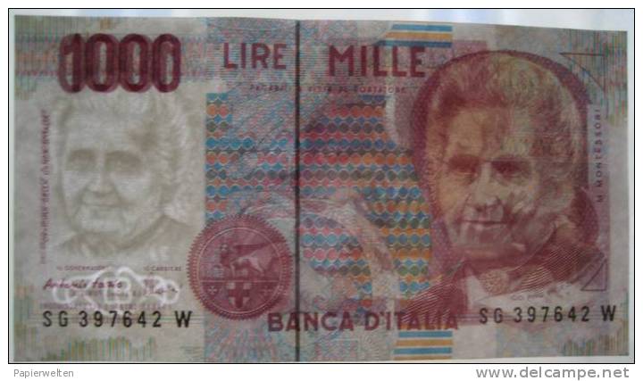 1000 Lire 1990 (WPM 114c) - 1000 Liras