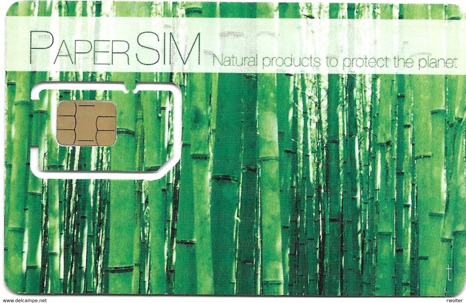 @+ Carte GSM - SIM Démonstration : Oberthur PaperSim (1) - Prepaid: Mobicartes