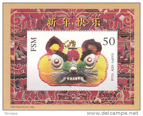 Micronesia 1998 Year Of Tiger Souvenir Sheet MNH - Micronésie