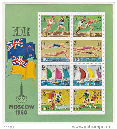 Niue 1980 Moscow Olympic Games MS MNH - Niue