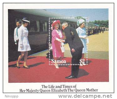 Samoa 1985 Queen Mother Souvenir Sheet   MNH - Samoa