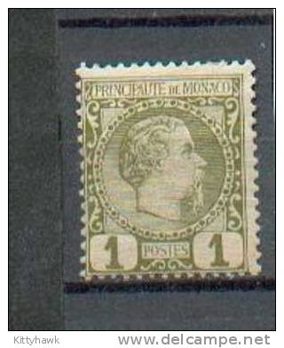 Mona 1 - YT 1 * - Une Rousseur Verso Coin Droit - Unused Stamps