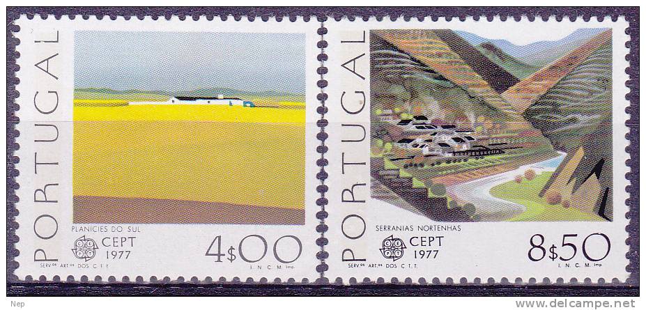 EUROPA - CEPT - Michel - 1977 - Portugal - Nr 1360y/61y - MNH** - Cote 8,00€ - 1977