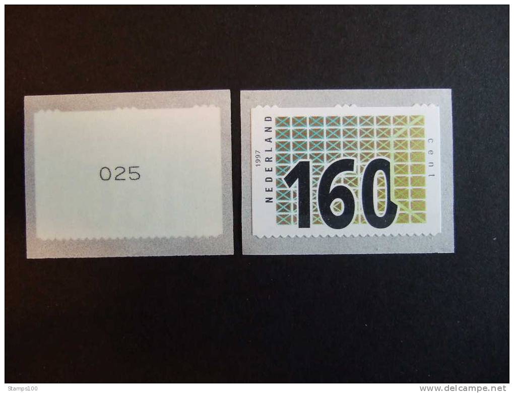 NETHERLANDS  1997    NVPH 1707 / 08  WITH NUMBER  MNH **   Photo Is Example      (053106-109) - Unused Stamps