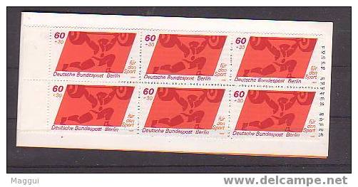 ALLEMAGNE  BERLIN  Carnet  N°583 * *  1980         Halterophilie - Pesistica