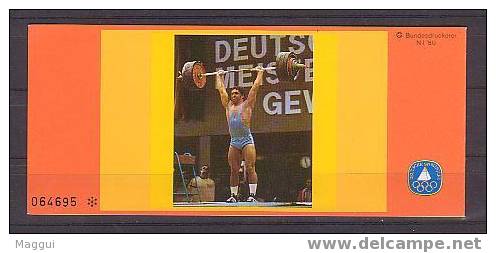 ALLEMAGNE  BERLIN  Carnet  N°583 * *  1980         Halterophilie - Weightlifting