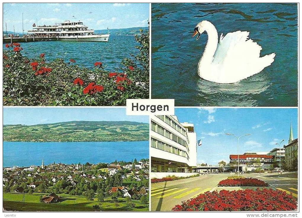 Horgen 4-Bilder-Karte 1972 - Horgen