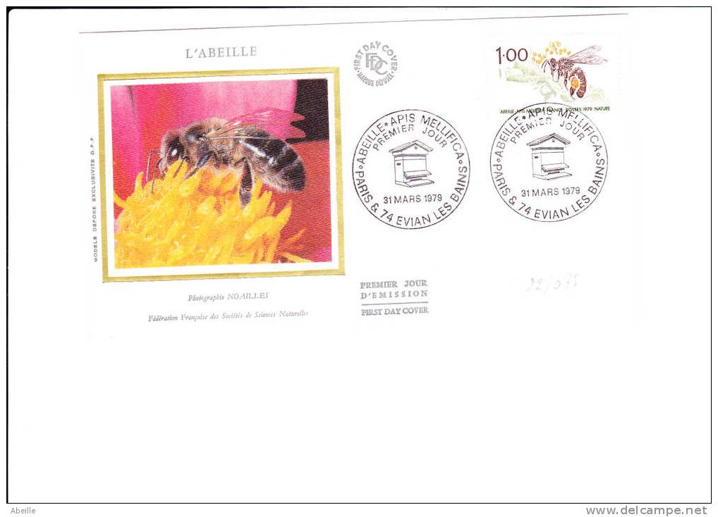 22/075       FDC FRANCE - Abejas