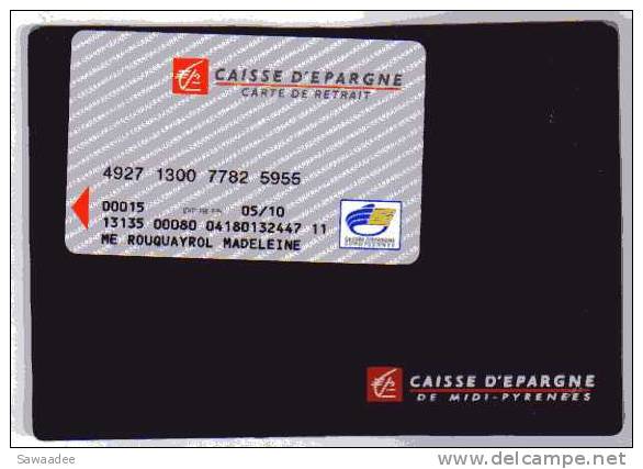 DOCUMENT - CAISSE D´EPARGNE - CARTE DE RETRAIT - LIVRET D´PARGNE POPULAIRE - LIVRET A  - CODEVI - LIVRET B - Zonder Classificatie