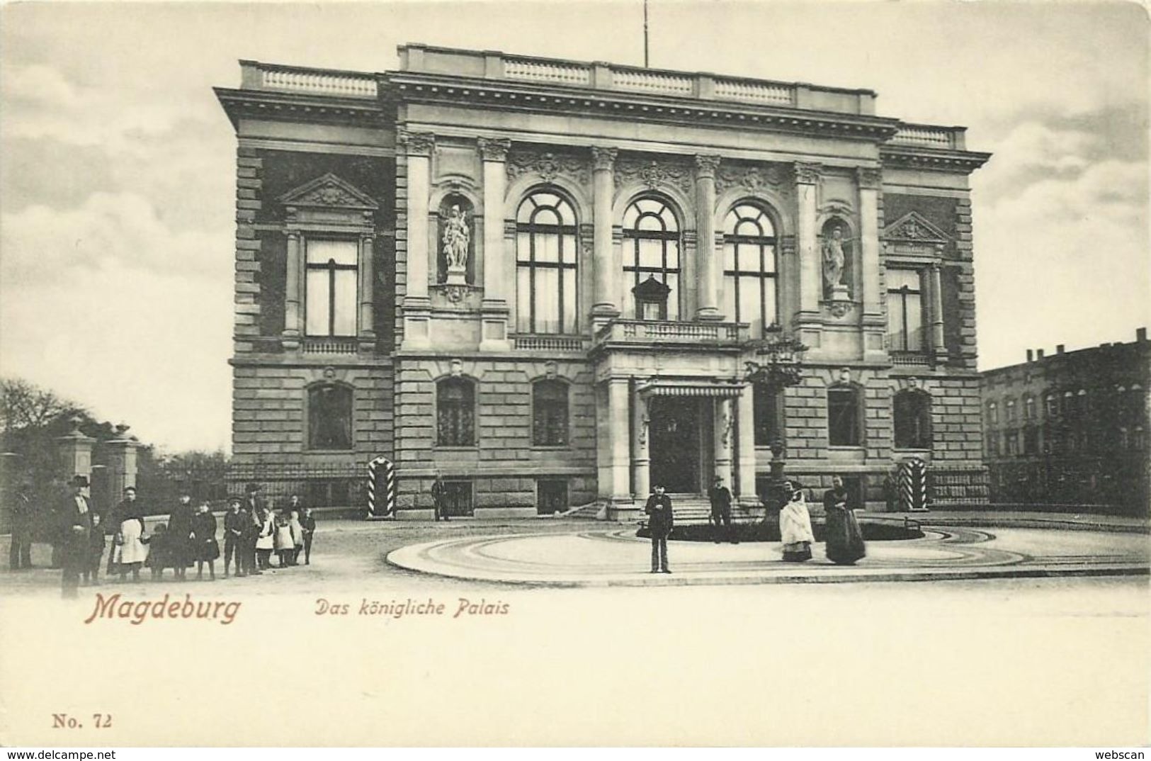 AK Magdeburg Königliches Palais ~1900 #46 - Magdeburg