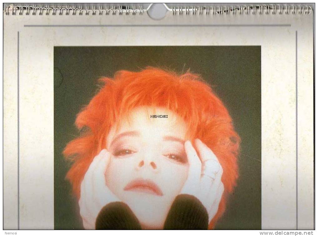 CALENDRIER - 1992 - Mylène FARMER - Objets Dérivés