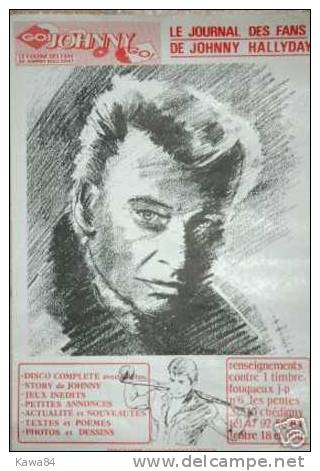 AFFICHE Johnny Hallyday " Go Johnny Go " - Posters