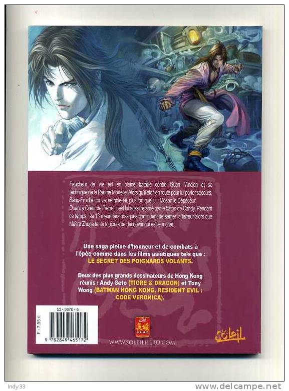 - LES QUATRE JUSTICIERS 2 . TONY WONG ET ANDY SETO  . MC PRODUCTIONS 2006 - Mangas Versione Francese