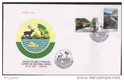 1999 Türkei / Turkey / Turquie    Yv.  2911-2    Mi.  3179-80  FDC - 1999