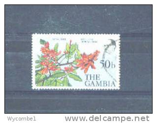 GAMBIA - 1977  Flowers  50b FU - Gambia (1965-...)