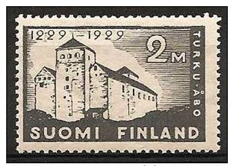 FINLAND SUOMI 1929 - 700th ANNIV City Of Türku / Schloss / Castle - Ex Mi 142 MNH ** Postfrisch Neuf Cv€1,00 E201 - Nuevos