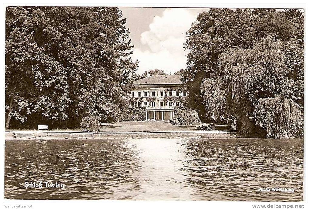 AK 74 Schloß Tutzing 11.9.59-14 (13b) TUTZING Luftkurort Am Starnberger See Nach Hamburg-Lokstedt Mit 1 X 10 PF Heuss - Tutzing