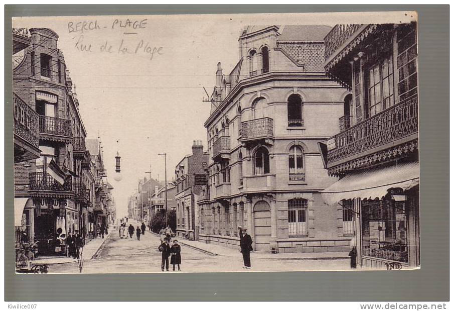 62-BERCK Plage   La Rue De La Plage  Pris De La Rue Carnot - Berck