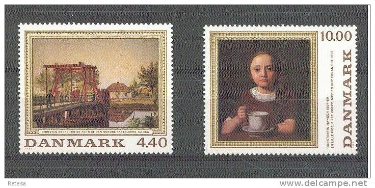 DENEMARKEN  DEENSE SCHILDERS  1989 ** - Unused Stamps