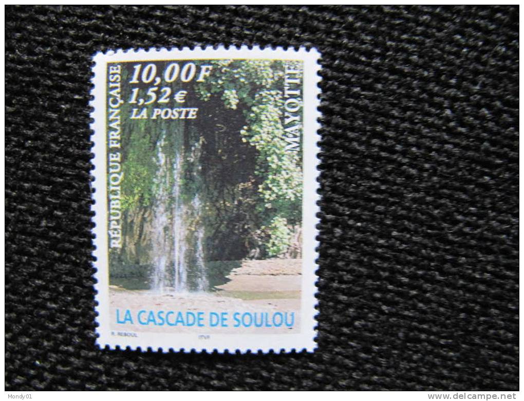 5-494 Cascade Cascad Eau Water Franc Euro Outremer Salto De Agua Cascata Waterval Waterfall  Wasserfall - Isole