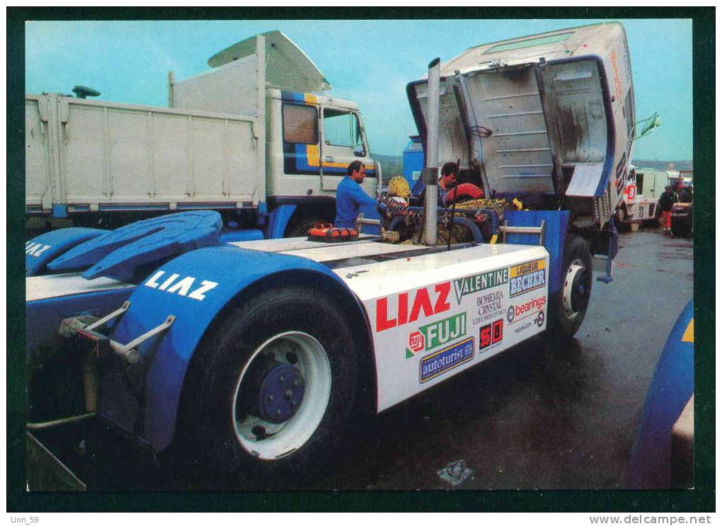 LIAZ PRO OKRUHY  -  TRUCK CAMION Racing Autorennen Corse Courses 38047 - Transporter & LKW