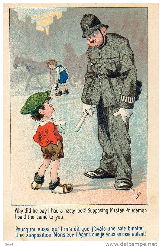 ILLUSTRATEUR MICH - POLICEMAN - Mich