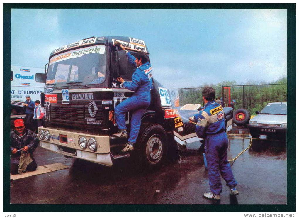 NEJRYCHLEJSI RENAULT -  TRUCK CAMION Racing Autorennen Corse Courses 38056 - Trucks, Vans &  Lorries