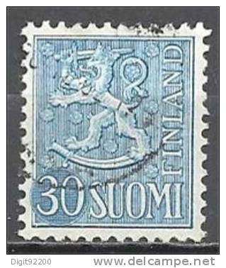 1 W Valeur Oblitérée, Used - SUOMI - FINLAND * 1954/1958 - N° 1600-27 - Used Stamps