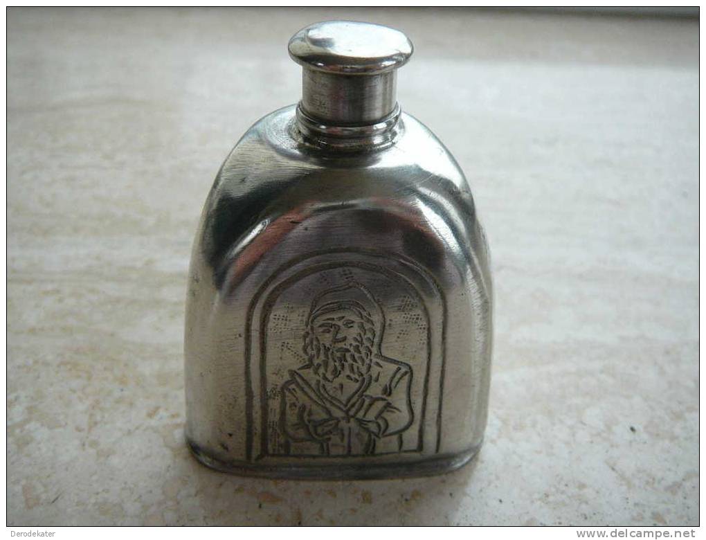 Petite Boite De Parfum. Vide. 95% Etain. Flacon Du Parfume. Parfum Flasche. Perfume Bottle 95% Tin. Parfumflesje Tin. - Miniature Bottles (empty)