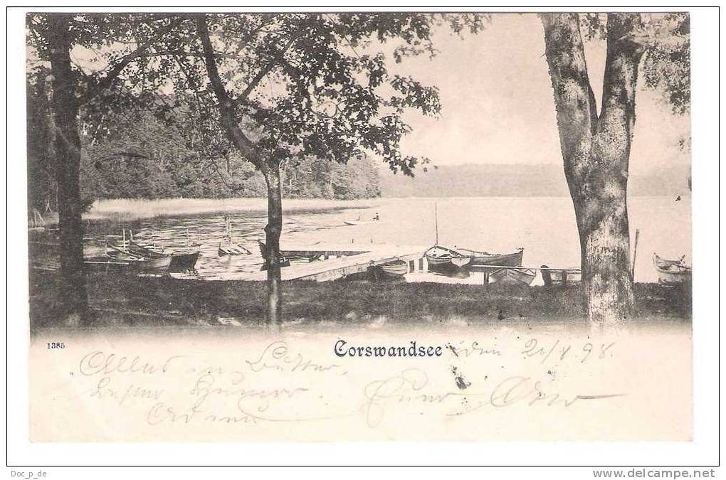 Corswandsee - Old Card From 1898 - Deutsche Reichspost - Corswandt - Korswandt - Corswandtsee - Usedom