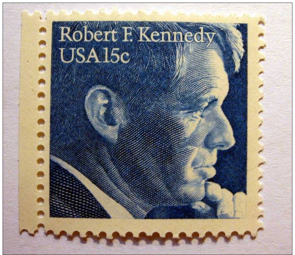 1970´s Robert F Kennedy UNUSED 15 CENT STAMP - Ungebraucht