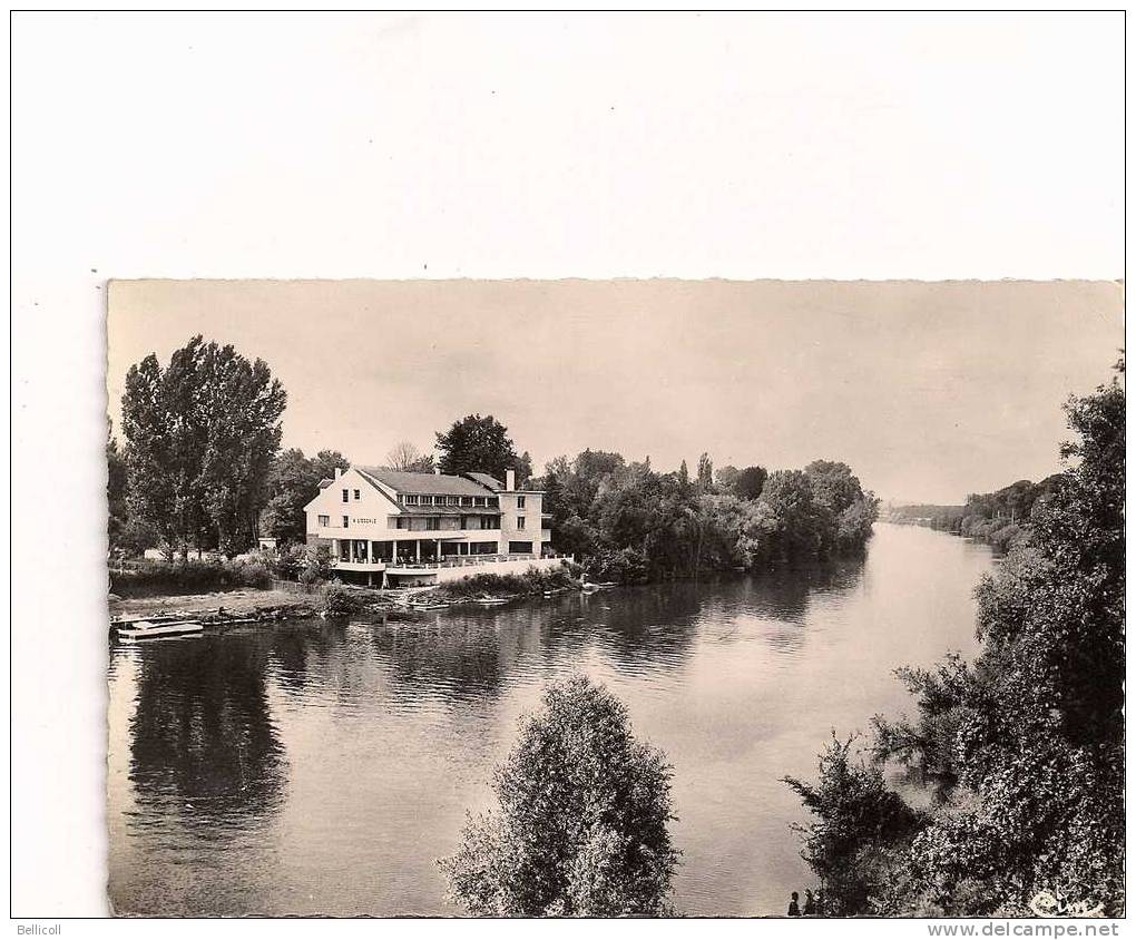 4 Bis - BUTRY Sur OISE (S. Et O.)  Au Bord De L'Oise: L'Escale, Hôtel-Restaurant  -  Tél. 679 à L'Isle-Adam - Butry