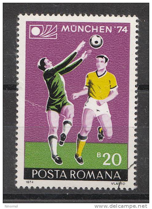 Romania   -   World Soccer  " Munchen 1974 ".  Goalkeeper And Striker - 1974 – Allemagne Fédérale
