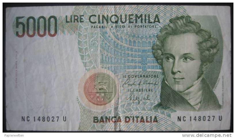 5000 Lire 1985 (WPM 111b) - 5000 Lire