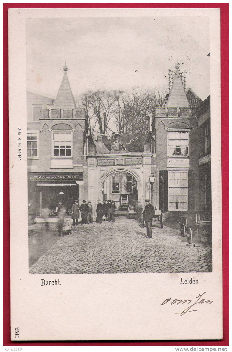 Burcht. Leiden.  Animée.  Voyagée - - Leiden