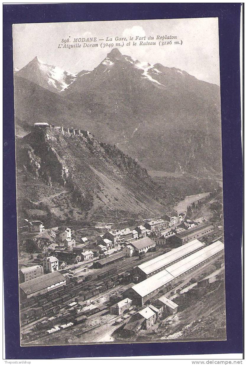 CPA 73 SAVOIE  Modane No 898 LA GARE LE FORT DU REPLATON L'AIGUILLE DORAN RAILWAY STATION MORE FRANCE FOR SALE @ - Modane