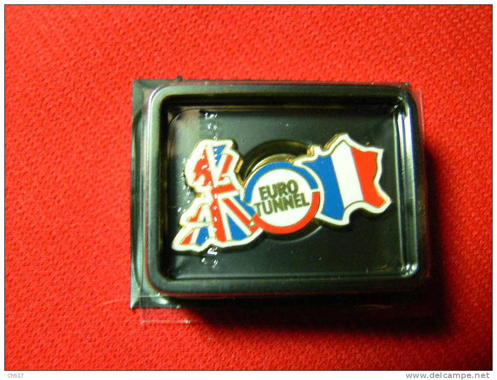 PINS ARTHUS BERTRAND EUROTUNNEL DRAPEAU  TGV ZAMAC DANS SA BOITE ORIGINE - Arthus Bertrand