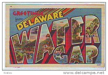 Postcard - Water Gap, Delaware  (1258) - Altri & Non Classificati