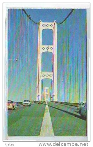 Postcard - Mackinac Bridge, Michigan  (1278) - Andere & Zonder Classificatie