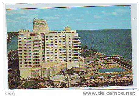 Postcard - Miami Beach, Florida, Eden Roc Hotel  (1279) - Miami Beach